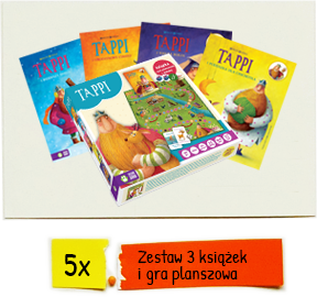 20.Zestaw 3 książek i gra planszowa